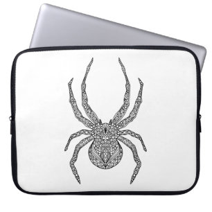 Housse Pour Ordinateur Portable Griffonnage d'araignée