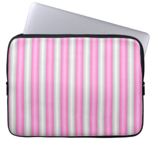 Housse Pour Ordinateur Portable Grilles roses néon modernes avec effet 3D