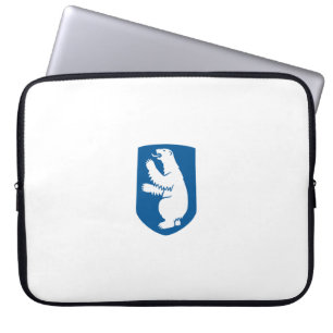Housse Pour Ordinateur Portable Groenland blason armoiries pays symbole emblème dr