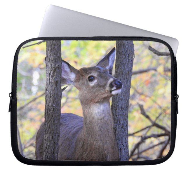 Housse Pour Ordinateur Portable Gros plan des cerfs (Devant)