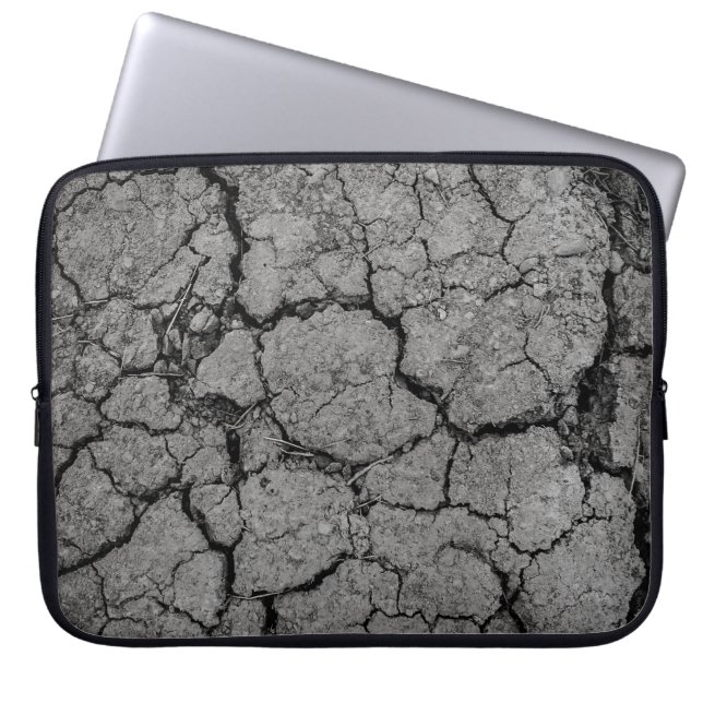 Housse Pour Ordinateur Portable Ground gray dirt drought arid (Devant)