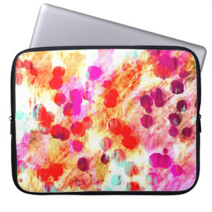 Housse Pour Ordinateur Portable Grunge couleur point texture arrière - plan