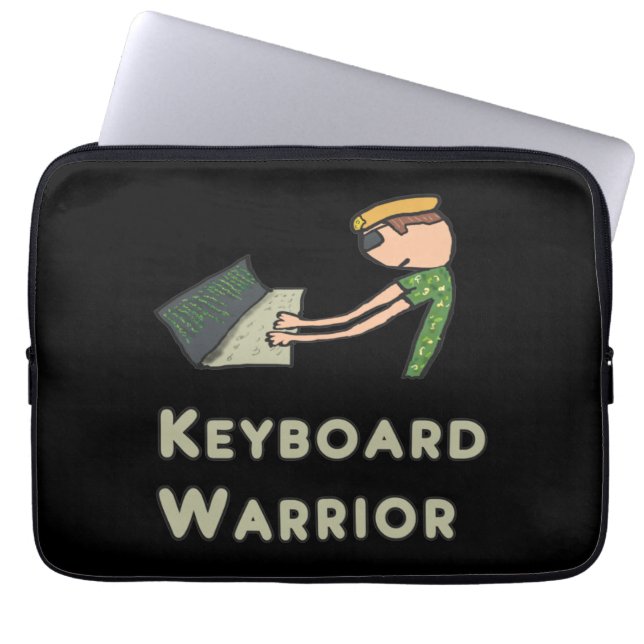 Housse Pour Ordinateur Portable Guerrier de clavier (Devant)