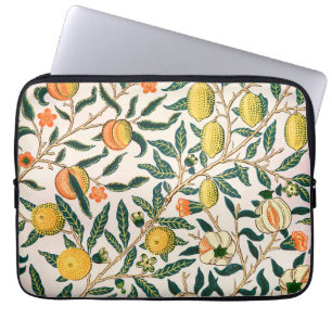 Housse Pour Ordinateur Portable Guillaume Morris Fruit Grenade Blanc Ou Ornement