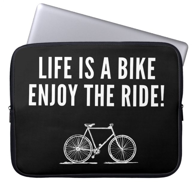Housse Pour Ordinateur Portable Guillemets motivationnels (Devant)