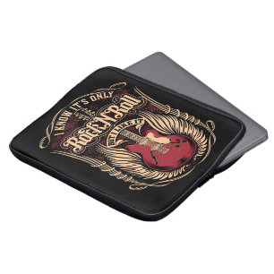 Housse Pour Ordinateur Portable Guitare avec pochette d'ordinateur portable Rock a