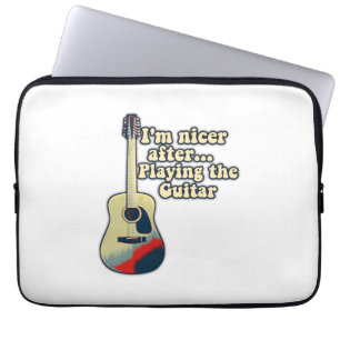 Housse Pour Ordinateur Portable guitare positive pour les amateurs de guitare