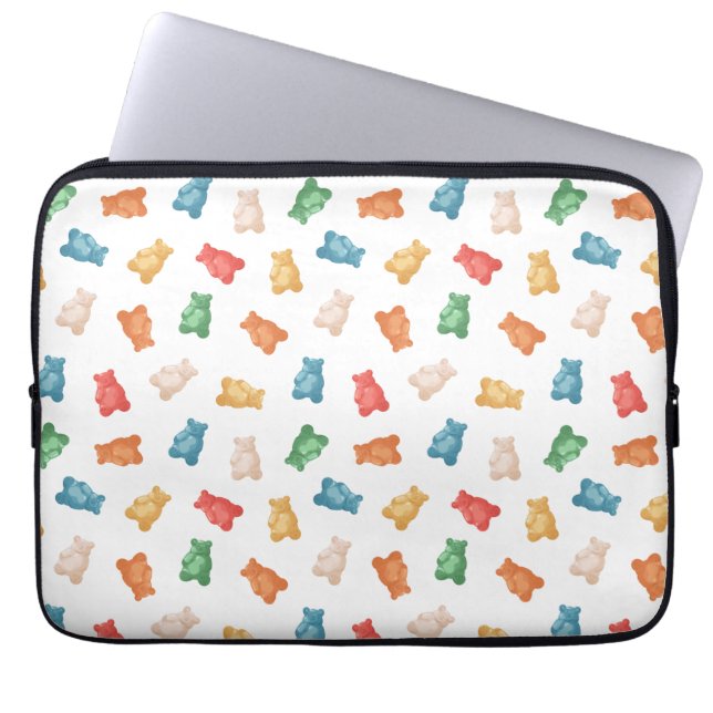Housse Pour Ordinateur Portable Gummy Bears Pattern (Devant)