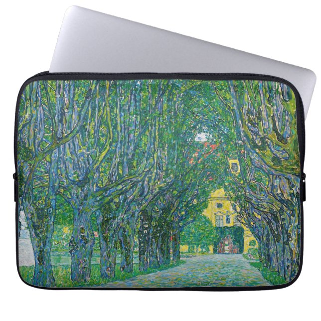 Housse Pour Ordinateur Portable Gustav Klimt - Avenue dans le parc Schloss Kammer (Devant)