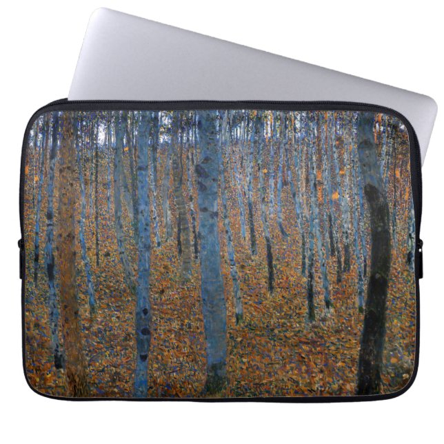 Housse Pour Ordinateur Portable Gustav Klimt - Beech Grove I (Devant)