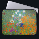 Housse Pour Ordinateur Portable Gustav Klimt - Jardin des fleurs<br><div class="desc">Jardin aux fleurs - Gustav Klimt en 1905-1907</div>