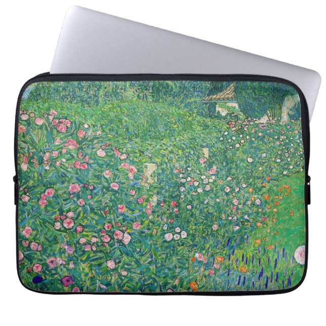 Housse Pour Ordinateur Portable Gustav Klimt - Paysage du jardin italien (Devant)
