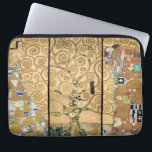 Housse Pour Ordinateur Portable Gustav Klimt - Stoclet Frieze Arbre de vie<br><div class="desc">Triptyque de Frieze Stoclet : Arbre de Vie,  Réalisation,  Attente - Gustav Klimt,  Carton,  1909</div>
