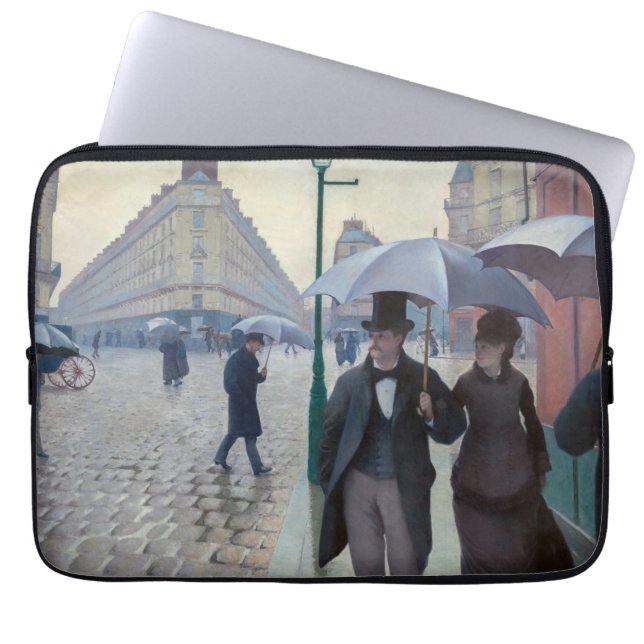 Housse Pour Ordinateur Portable Gustave Caillebotte - Paris Street ; Rainy Day (Devant)