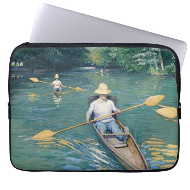 Housse Pour Ordinateur Portable Gustave Caillebotte - Périssoires sur l'Yerres (Devant)