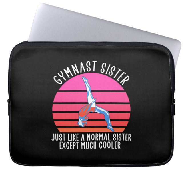 Housse Pour Ordinateur Portable Gymnast Sister (Devant)