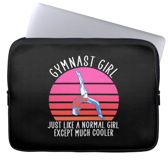 Housse Pour Ordinateur Portable Gymnaste Girl (Devant)