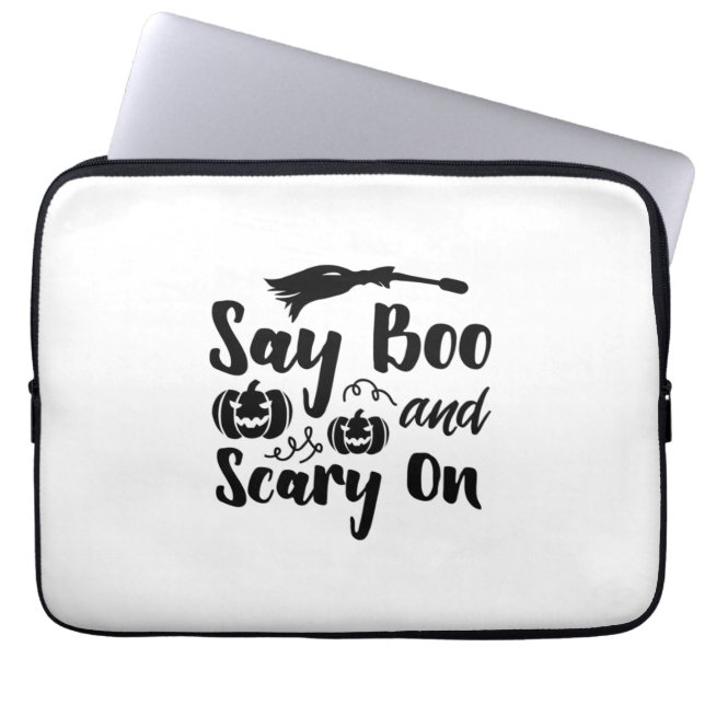 Housse Pour Ordinateur Portable Halloween (Devant)