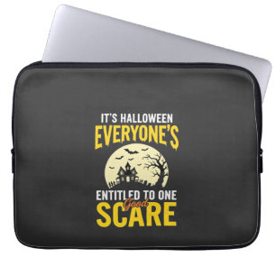 Housse Pour Ordinateur Portable Halloween à tous intitulé un modèle de peur_1