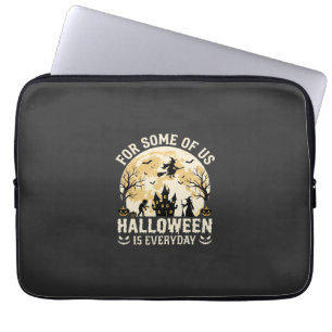 Housse Pour Ordinateur Portable Halloween est tous les jours Sorcière de Lune Hant