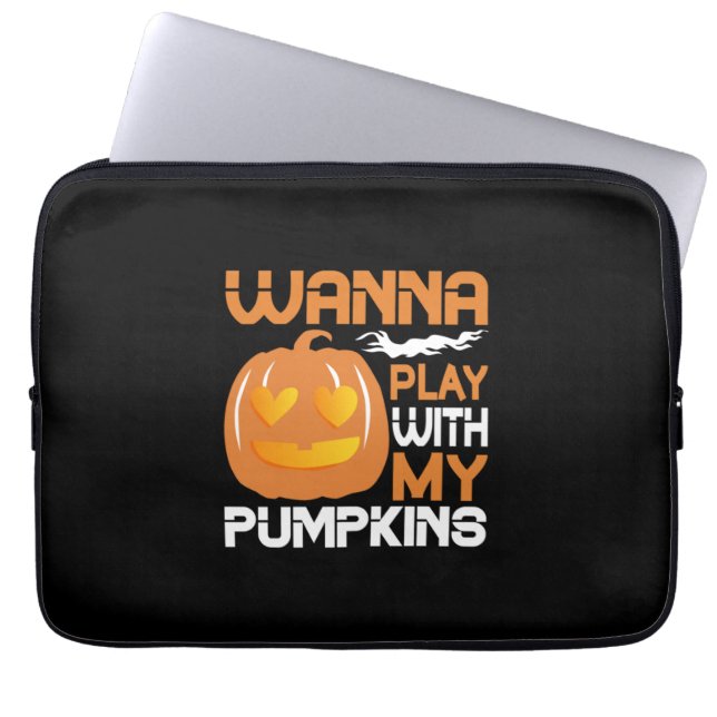 Housse Pour Ordinateur Portable Halloween Wanna Play (Devant)