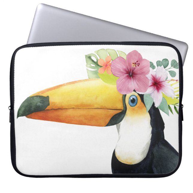 Housse Pour Ordinateur Portable Halo tropical - Toucan (Devant)