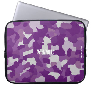 Housse Pour Ordinateur Portable HAMbyWG - Aspect Vintage Camouflage de n'importe q