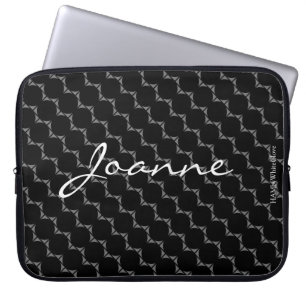 Housse Pour Ordinateur Portable HAMbyWG - Motif circulaire de n'importe quelle cou