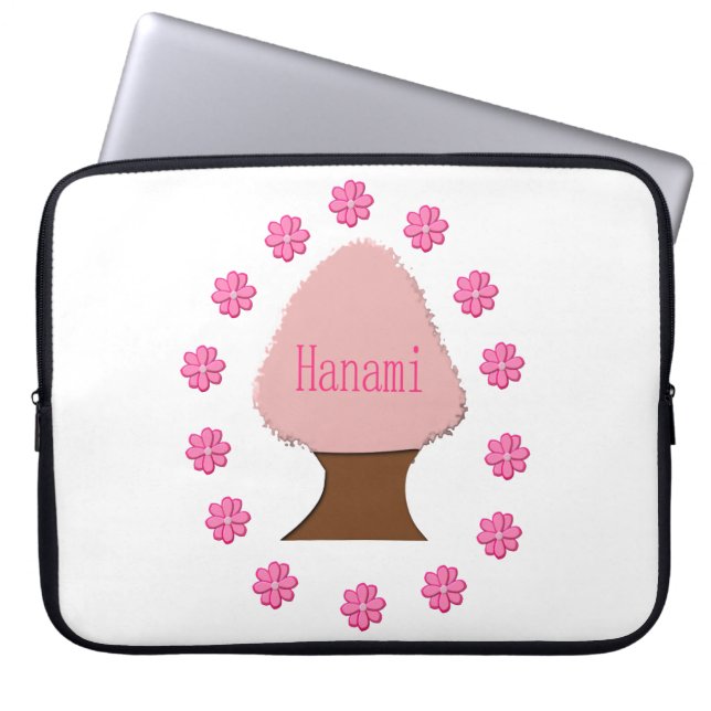Housse Pour Ordinateur Portable Hanami Cerisier japonais (Devant)