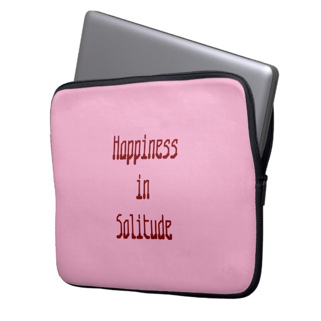 Housse Pour Ordinateur Portable Happiness in Solitude Electronics Bag (devant gauche)