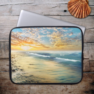 Housse Pour Ordinateur Portable Happy at the Beach Laptop Sleeve