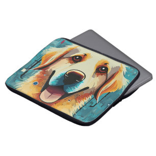 Housse Pour Ordinateur Portable Happy Golden Retriever