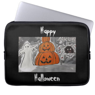 Housse Pour Ordinateur Portable Happy Halloween Portable Sleeve