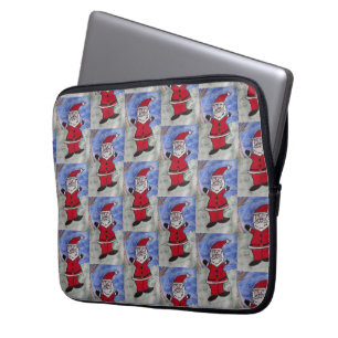 Housse Pour Ordinateur Portable Happy Père Noël Portable Sleeve