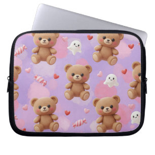 Housse Pour Ordinateur Portable Harajuku Style : Nounours et fantômes de Natasha