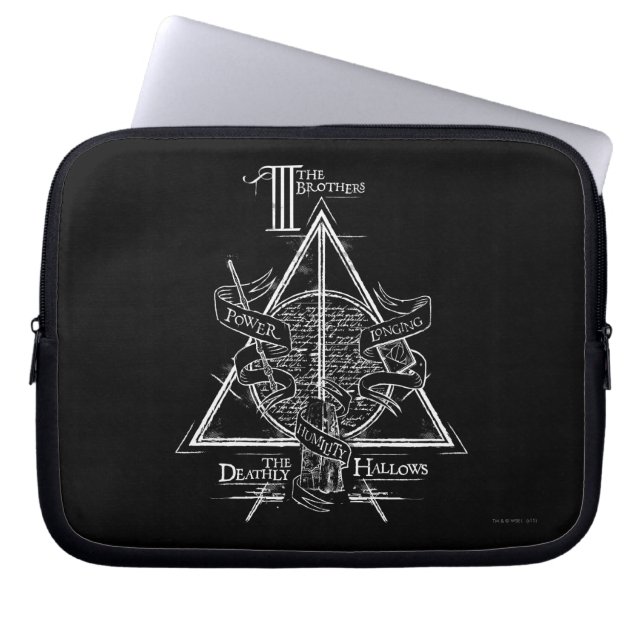 Housse Pour Ordinateur Portable Harry Potter Spell | HAUTEUR DE MORT Graphique (Devant)