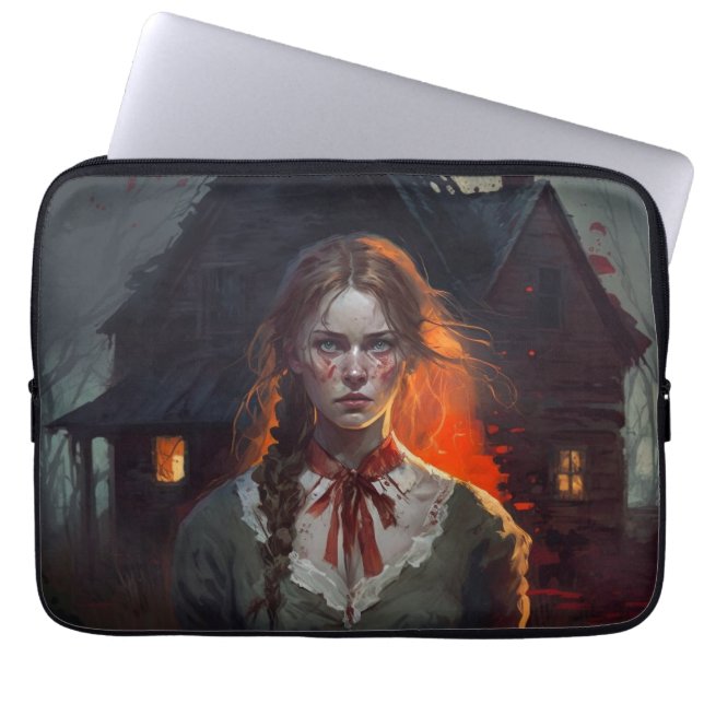 Housse Pour Ordinateur Portable Haunting house (Devant)