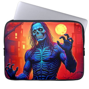 Housse Pour Ordinateur Portable Haunting Zombie Demon Dans Le Design De La Ville