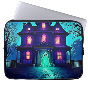 Housse Pour Ordinateur Portable Haunween Ghost House Design