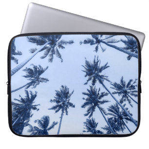 Housse Pour Ordinateur Portable Hauts palmiers, ciel bleu clair.