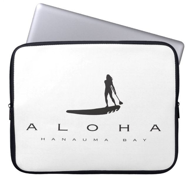 Housse Pour Ordinateur Portable Hawaii se tient à patauger (Devant)