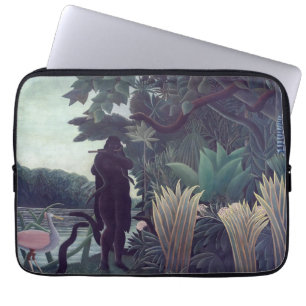 Housse Pour Ordinateur Portable Henri Rousseau - La Charmeuse de serpents