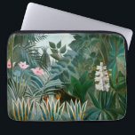 Housse Pour Ordinateur Portable Henri Rousseau - La jungle équatoriale<br><div class="desc">La Jungle Equatoriale / La Jungle Equatoriale - Henri Rousseau (alias Douanier Rousseau),  1909</div>