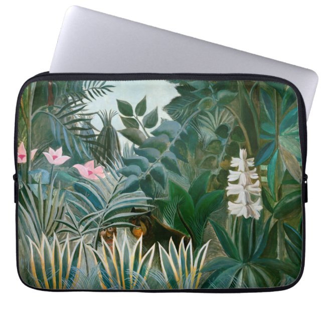 Housse Pour Ordinateur Portable Henri Rousseau - La jungle équatoriale (Devant)