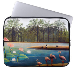 Housse Pour Ordinateur Portable Henri Rousseau - Les Flamants