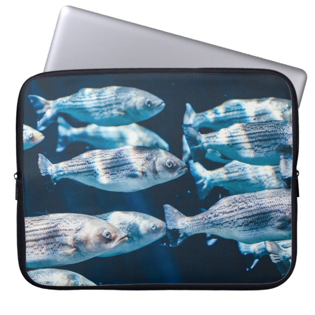 HOUSSE POUR ORDINATEUR PORTABLE HERBE DE POISSON (Devant)