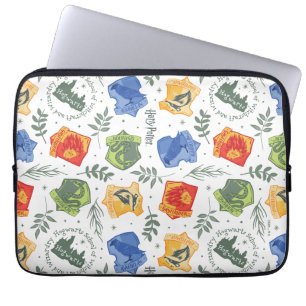 Housse Pour Ordinateur Portable Hérbologie magique HOGWARTS™ Maisons Motif