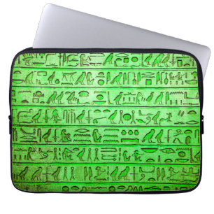 Housse Pour Ordinateur Portable Héroglyphes égyptiens antiques Manches d'ordinateu