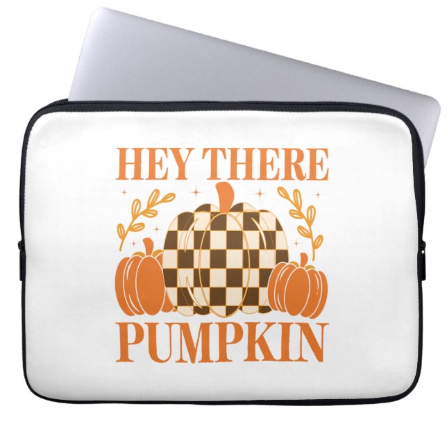 Housse Pour Ordinateur Portable Hey Citrouille (Devant)