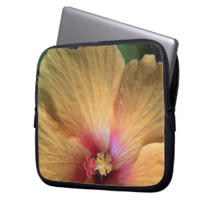 Housse Pour Ordinateur Portable Hibiscus orange volanté